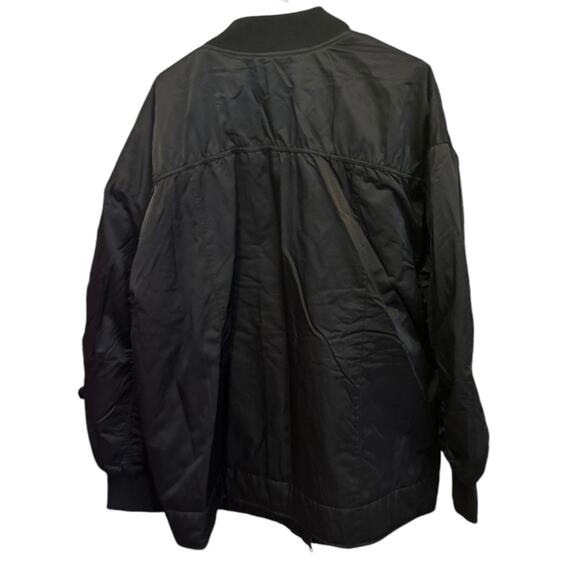 Free People Black Bomber Jacket - Picture 4 of 9
